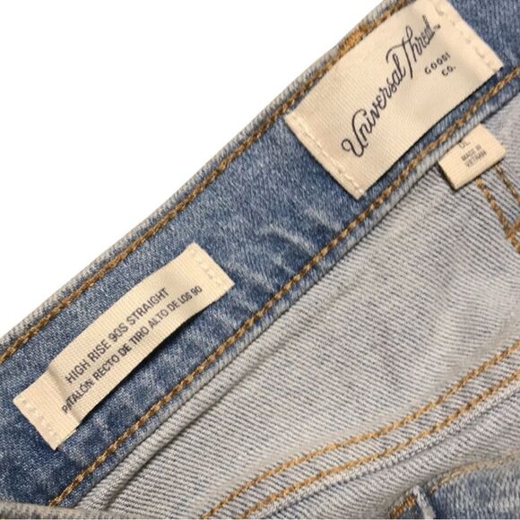 Universal Thread Rhinestone 90s High Rise Straight Jeans | 0L - Picture 12 of 13